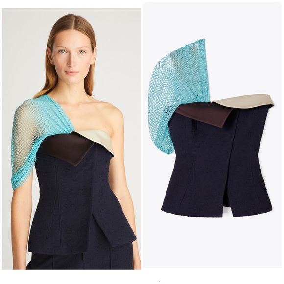 Tory Burch Wool Bustier - Picture 1 of 9